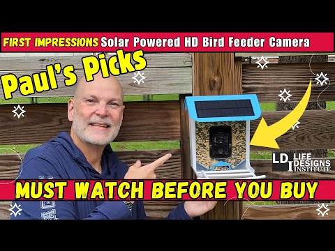 Paul&#039;s Picks: NUNET Smart Bird Feeder Review: Spy on Your Feathered Friends in 1080P!