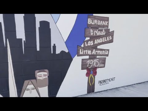 Community unveils Burbank&#039;s first Armenian-themed mural