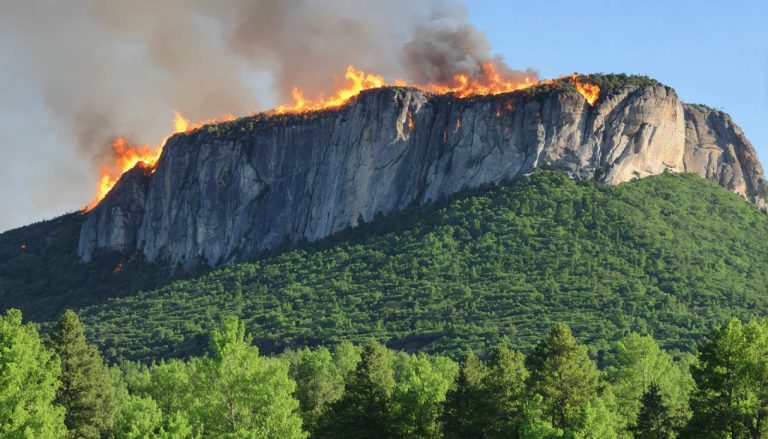 Η Δυσάρεστη Ιστορία της Χαμένης Πράσινης Κορυφής του Table Rock: Μια Προειδοποιητική Φωτιά